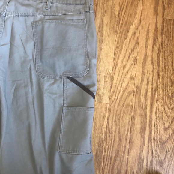 Wrangler Workwear Rigg Five Pocket Light Brown Tan Carpenter Work Pants - Picture 6 of 12
